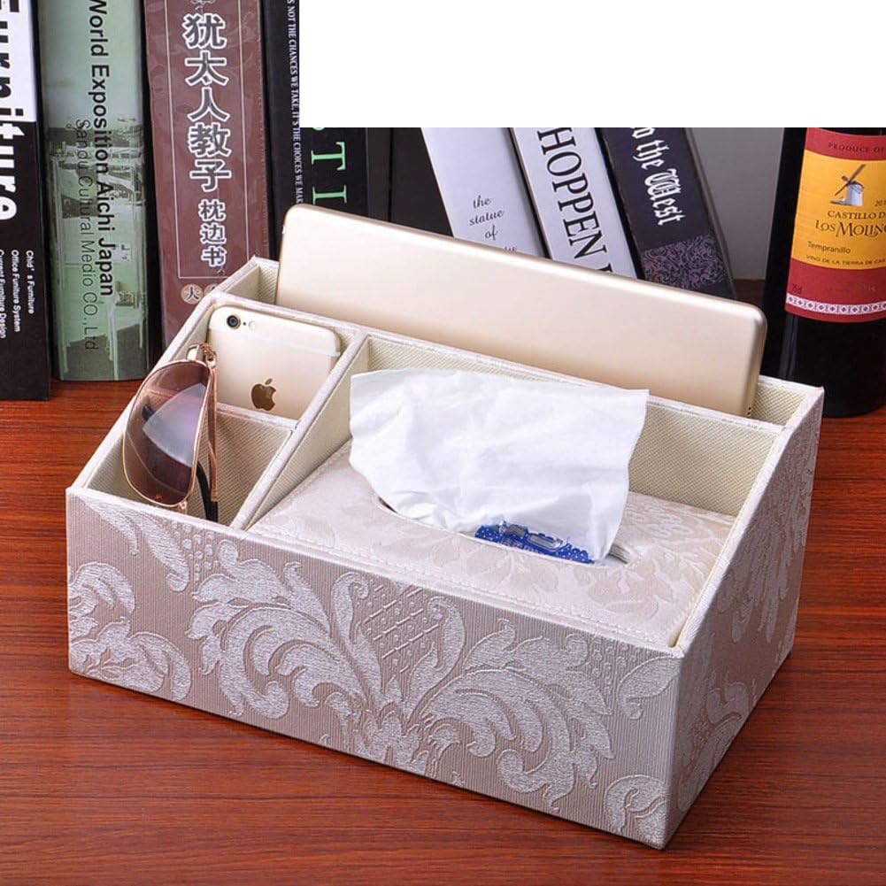 household living room multi-functional tissue box/European creative coffee table TV remote remote control storage box-N
