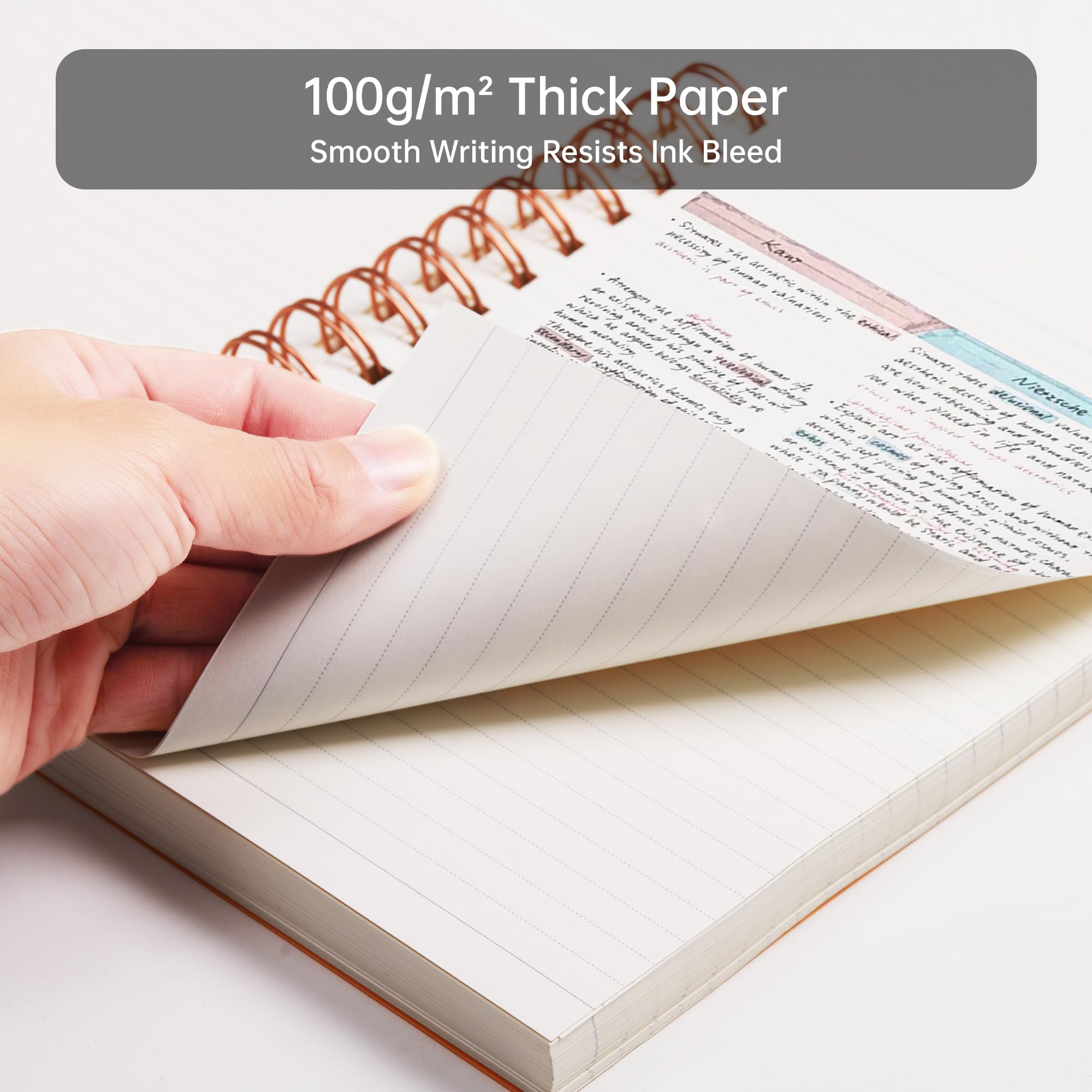 Gosirm Notebook, Lined Paper, Notepad - Image 3