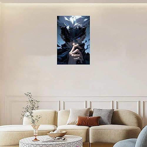 Miniatura 3 de Póster de Jujutsu Kaisen de JjK Pictures Jujutsu Kaisen Anime Satoru Gojo, póster de personajes impresos en lienzo, pintura de pared para decoración