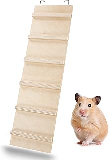 PETGARD WEGA 42 Wooden Ladder - Wooden Cage Extension - Cage Accessories for Rodents - Wooden Ladder for Mouse Cage - Stable Accessories 42 x 12 x 1 cm product image