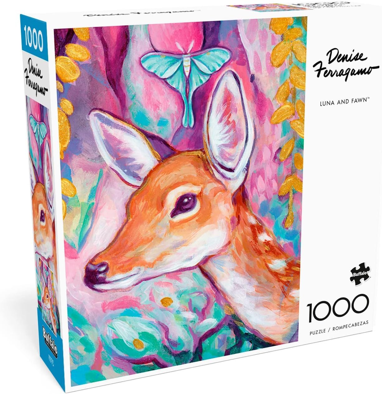 Buffalo Games - Luna and Fawn - 1000 Piece Jigsaw Puzzle for Adults - Challenging Puzzle Perfect for Game Nights - Finished Puzzle Size is 26.75 x 19.75