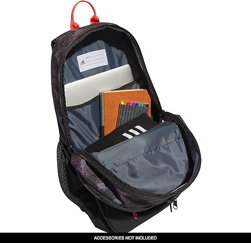 Miniatura 2 de adidas Mochila Foundation 6, Galaxy Camo Negro-rojo brillanteNegroRojo brillante, Mochila Foundation 6