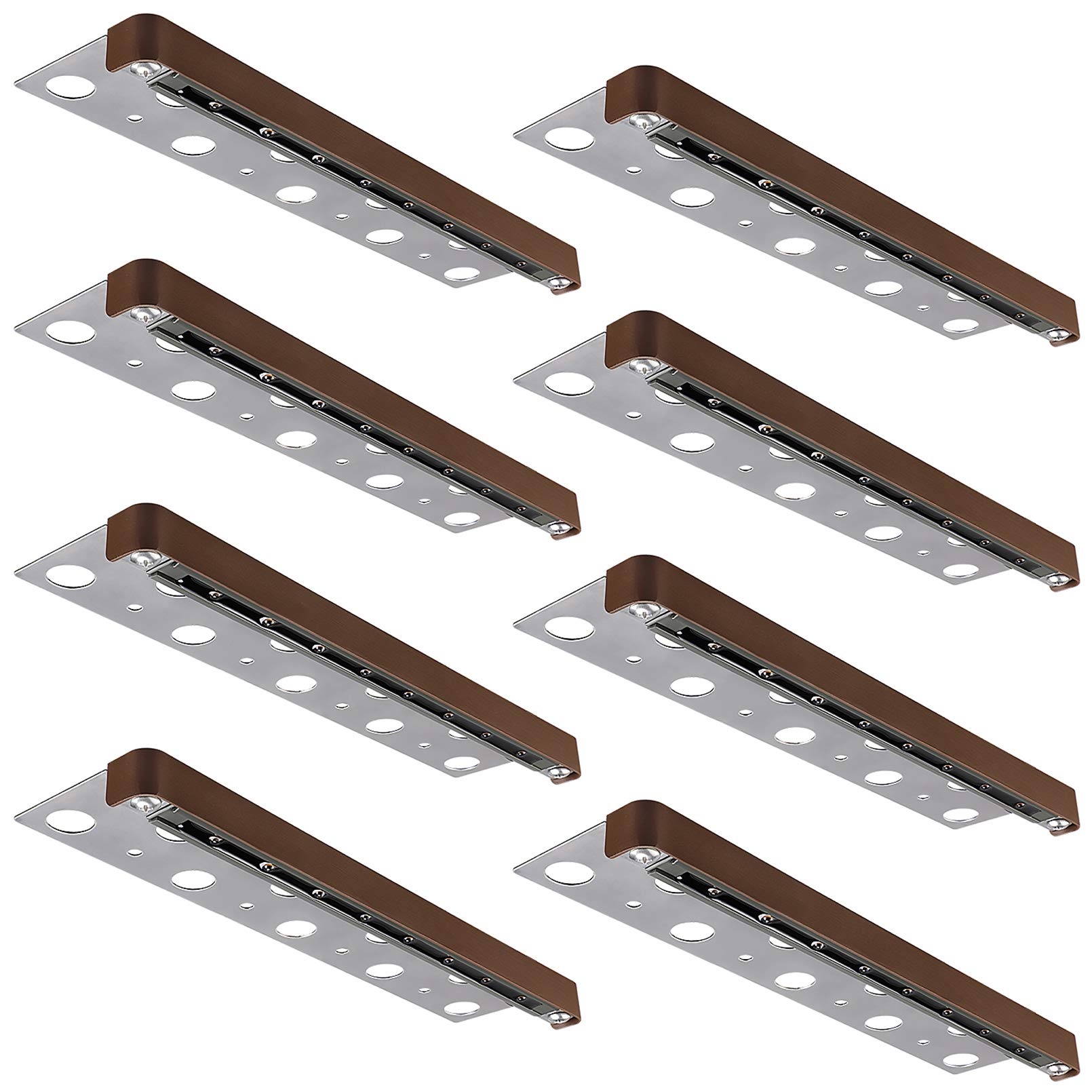 8-Pack 12 Inch 3W LED Hardscape Paver Light, 12V Low Voltage AC/DC, Retaining Wall Lights Outdoor, IP65 Waterproof, Daylight 5000K, ETL Listed, 40,000 Hours Lifespan