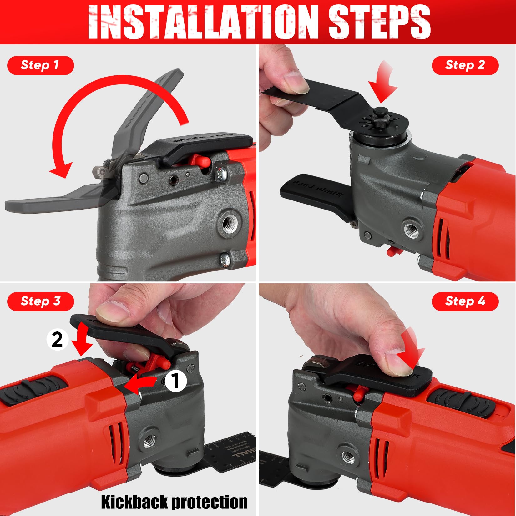 Silverline 430787 DIY 300W multitool 300W UK, meerkleurig, 1 stuks