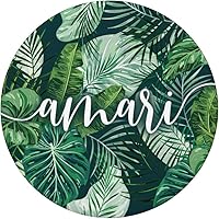 Vista 3 de Amari PopSockets PopGrip agarre intercambiable para teléfonos y tabletas con nombre botánico tropical verde