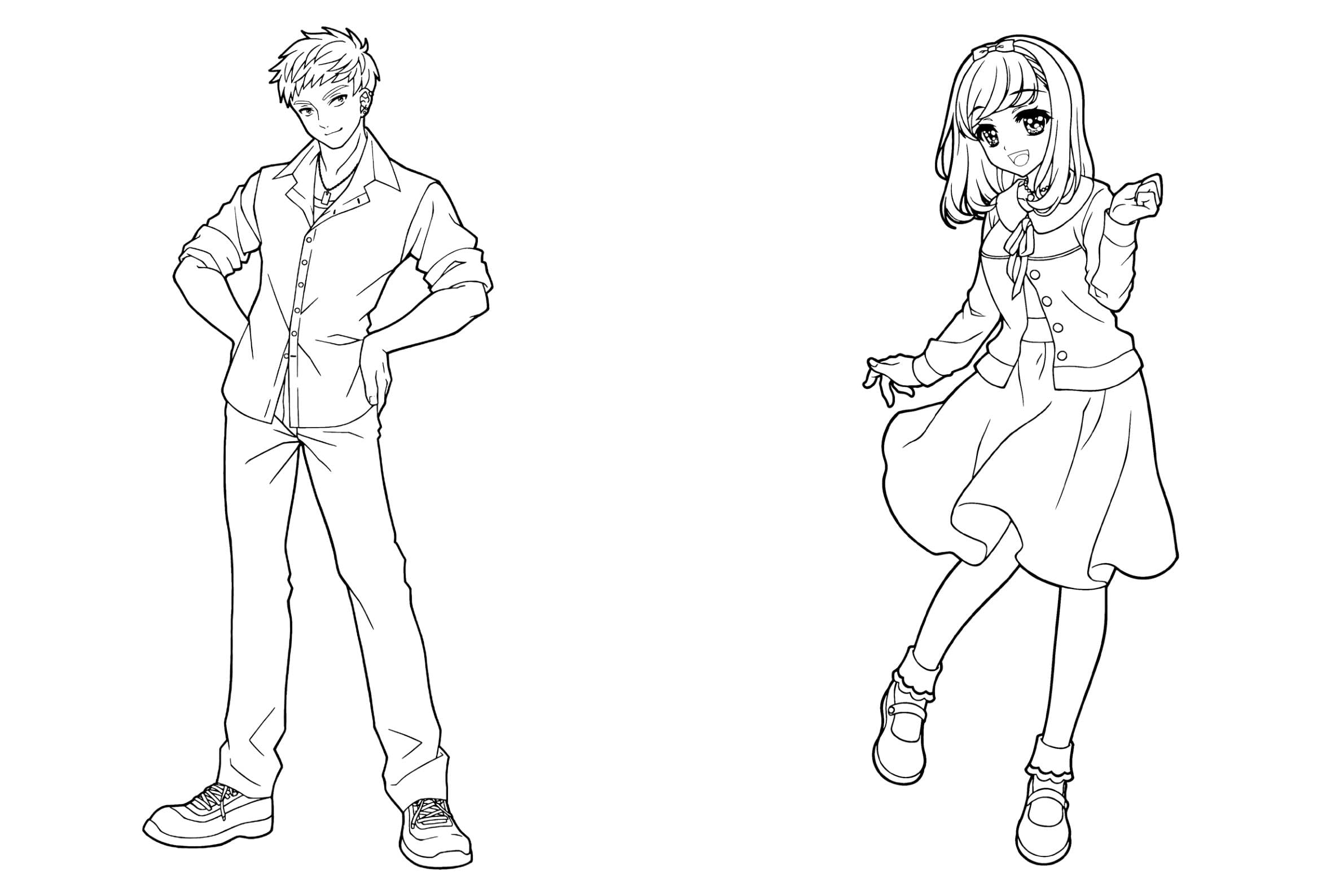 Extra dickes Manga-Malbuch mit Stickern zum Kreativsein und Entspannen für alle Manga-Fans!: Über 125 Ausmalbilder im Manga- und Anime-Style! Mit niedlichen Kawaii-Bildern