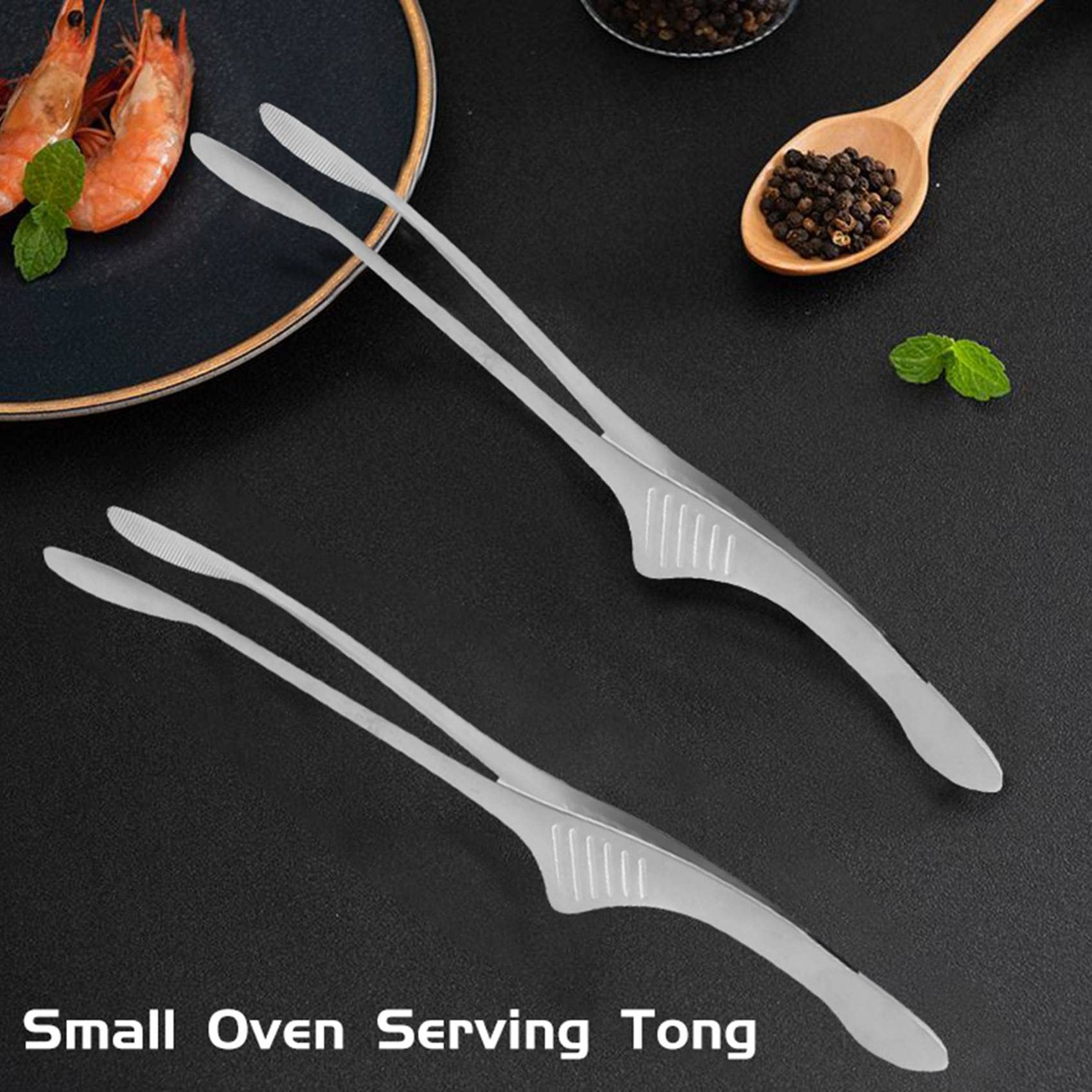 YARNOW Grillzangen Set Aus Edelstahl – 2 Stück, Hitzebeständig & Ergonomisch Für Grill & Küche