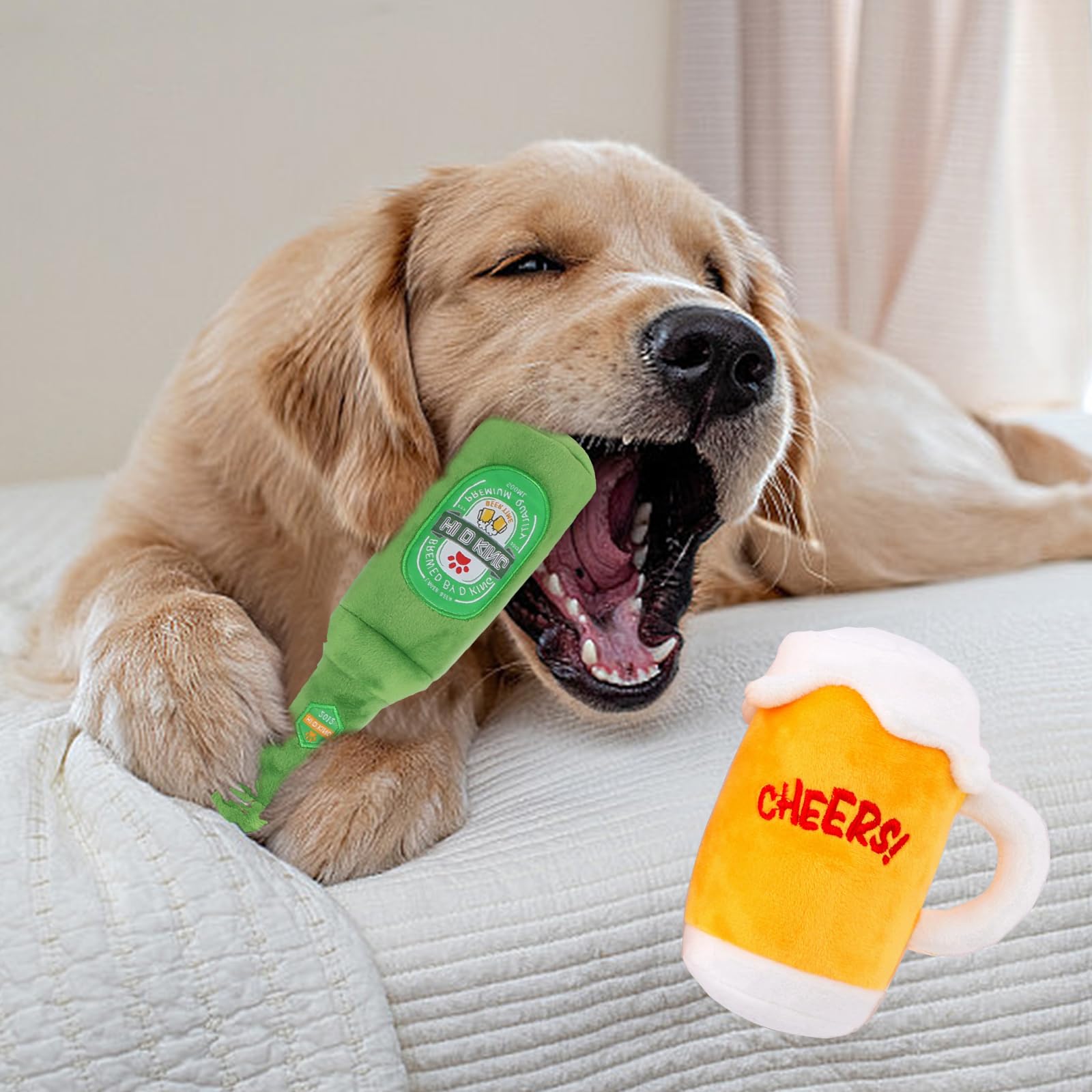 Barkbox BARK - Giocattolo Interattivo Per Cani E Cuccioli, Giocattolo Per Cani E Cuccioli, Giocattolo Stimolante Per Animali Domestici, Ghianda Monsieur | Piccolo - 5