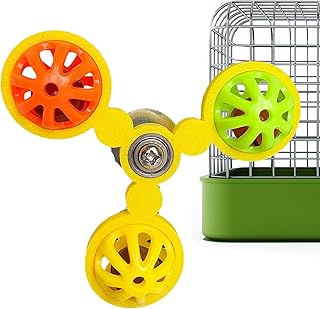 オウムのおもちゃ - 回転風車、、ボール、ケージ アクセサリー | おもちゃインタラクティブオカメインコ 感覚エンターテイメント 運動強化 オウム 退屈解消遊び ペットオーナー コンゴウインコのエンゲージメントアクティビティ