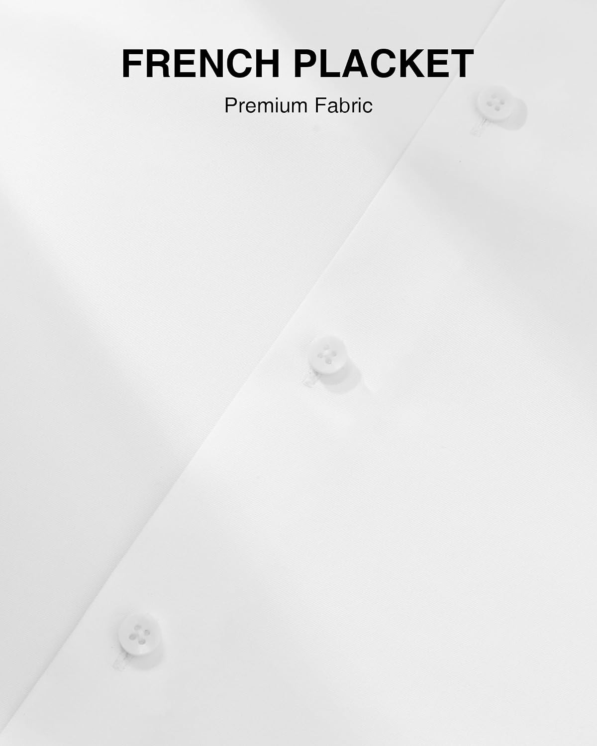 Alimens & Gentle Men's Premium Dress Shirt - Cotton Moisture Wicking Performance Wrinkle Free Button Down Shirts