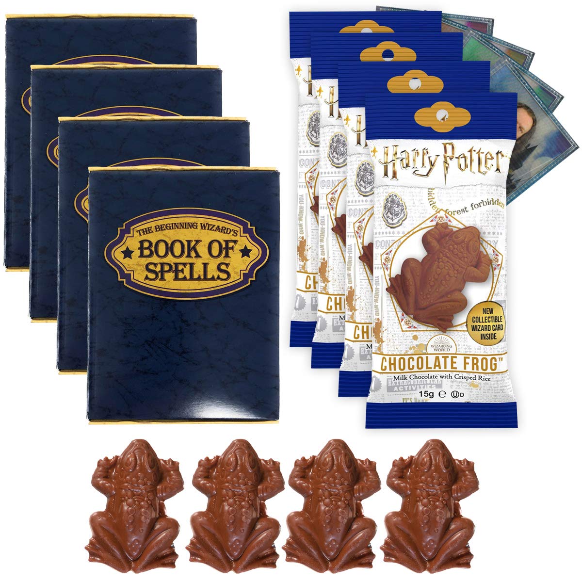 Buy Jelly Belly Harry Potter Chocolate Frog Bundle, 4x Chocolate Frog