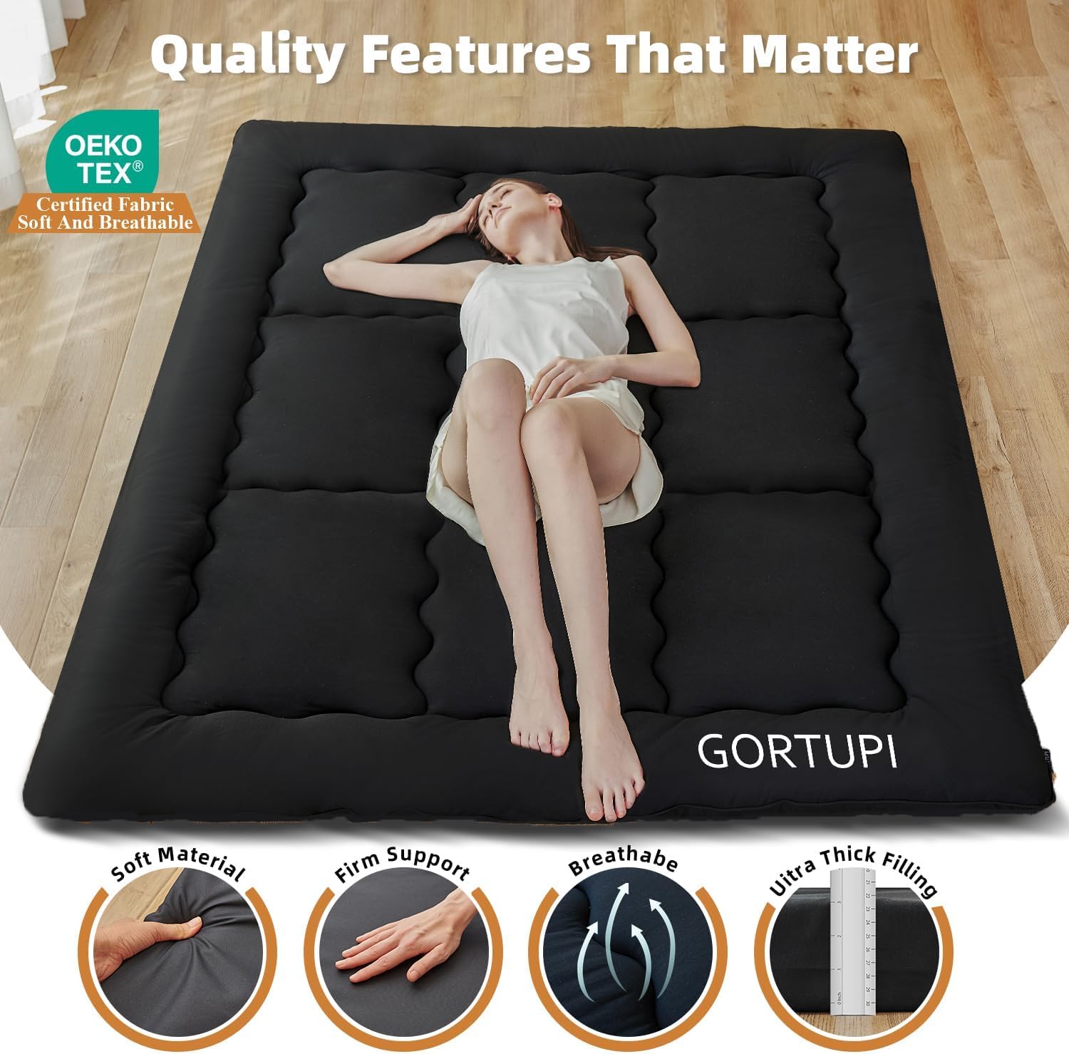 Japanese Floor Mattress,Futon Mattress 3