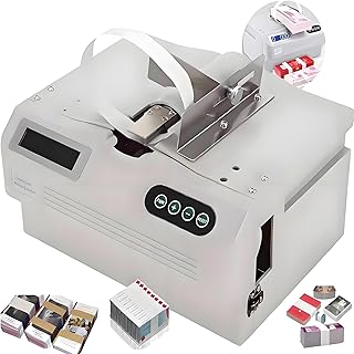 Intelligent 2-Second Banknote Bundler, Auto-Induction Currency Strapping Machine with Hot Melt Paper Tape for Secure Binding