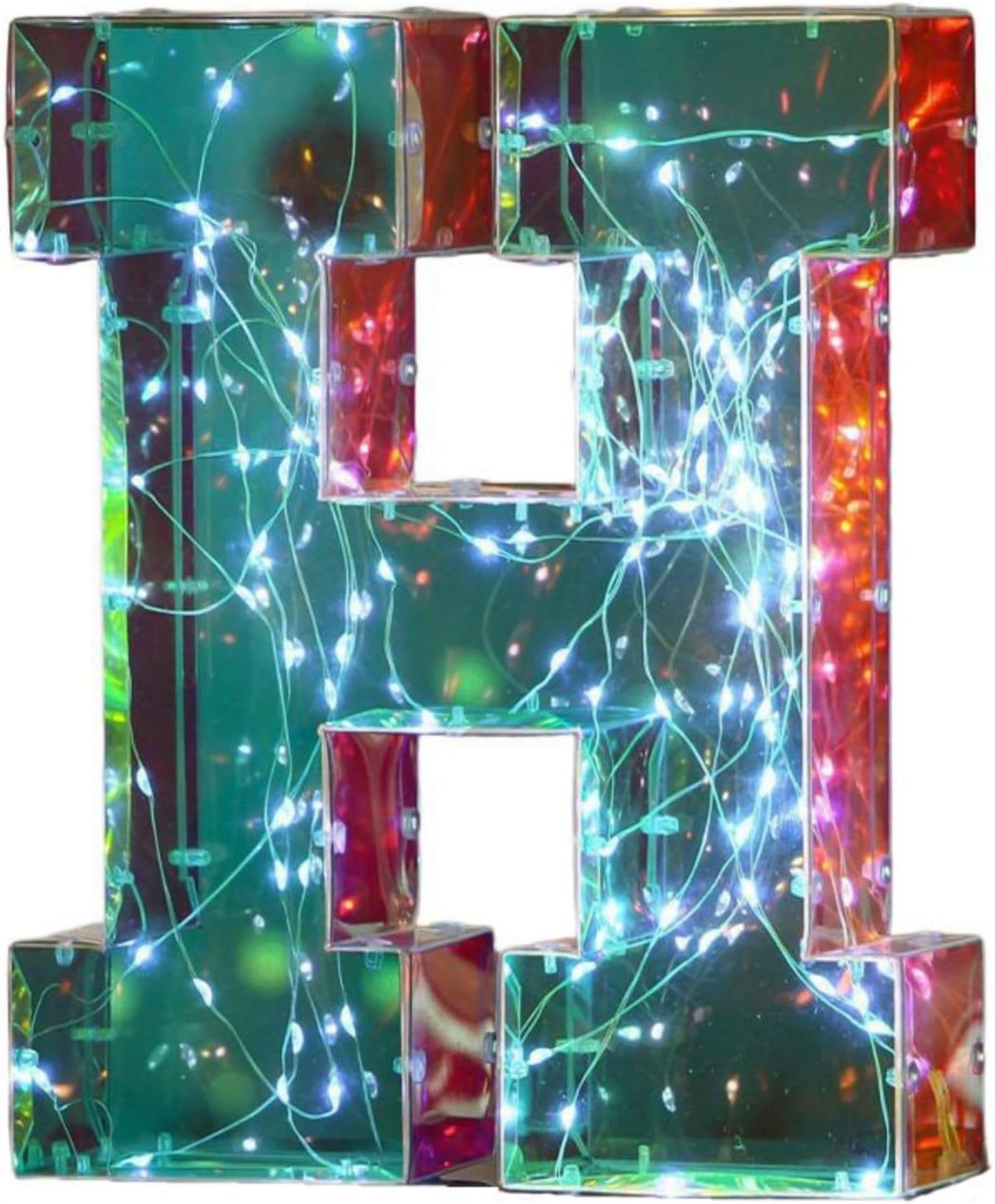 Jemnpela LED Marquee Letter Number Sign Lights Glitter Light Up Alphabet Figure Night Light for Birthday Party Wedding Home Bar Holiday Wall Decoration — image 1