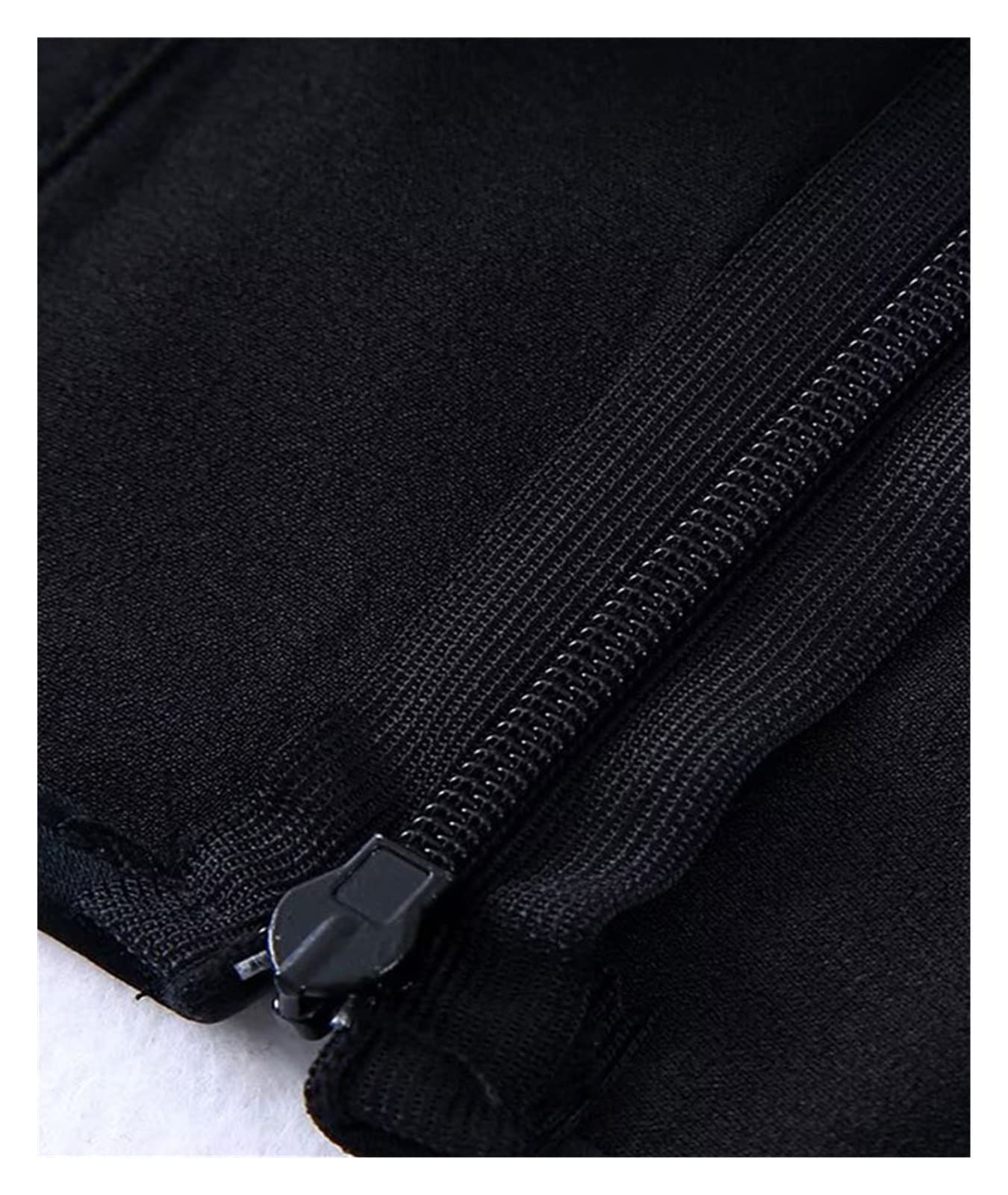 Señoras Sexy Sling Negro Spaghetti Straps Side Open Back Cross Cropped Zipper Tank Top Verano (Color : Black, Size : Medium)