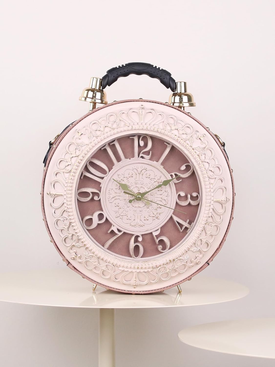 Retro Clock Shaped Crossbody Purse Handbags Women Shoulder Bag Vintage Steampunk Messenger Bags Designer Clock Purse