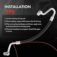 Vista 6 de A-Premium Conjunto de manguera de línea de descarga de A/C compatible con Honda HR-V 2016-2022 1.8L, compresor a condensador