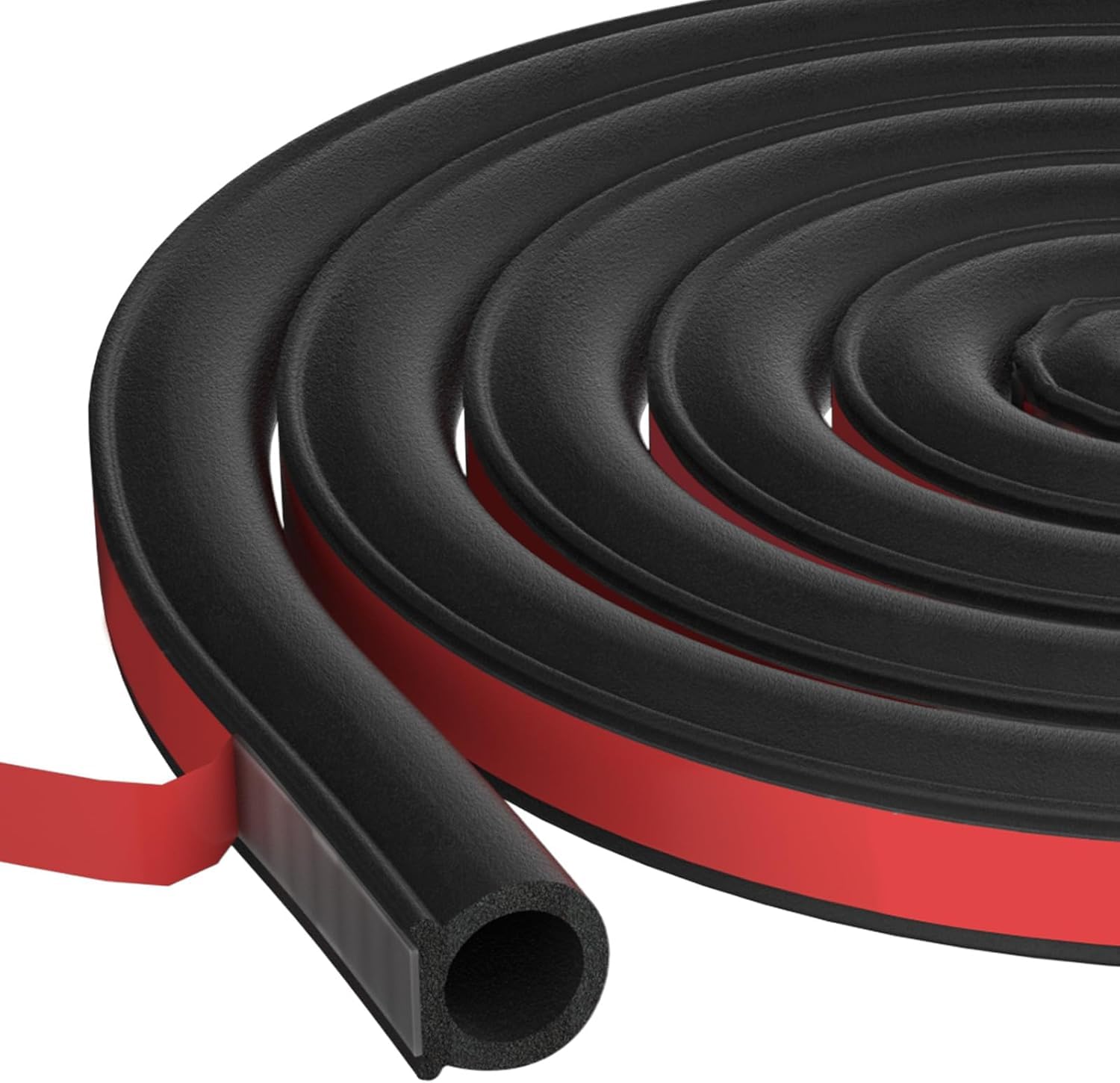 Car Door Weather Stripping for Porsche Cayenne Coupe(9YB)(2019-2026), Automotive Window Edge Trim, D-Shape Car Door Rubber Seal Strip (10x10mm,5M)