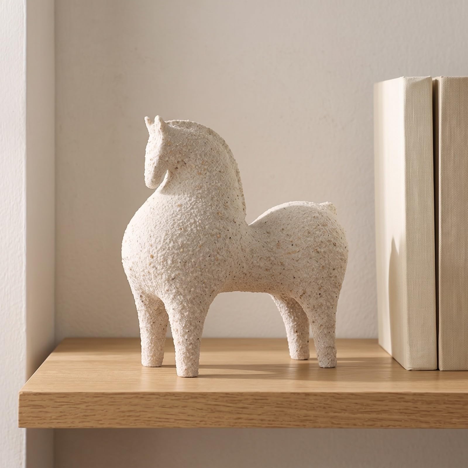 Statuetta di Cavallo Elegante Figura, M, Cavallo Astratto