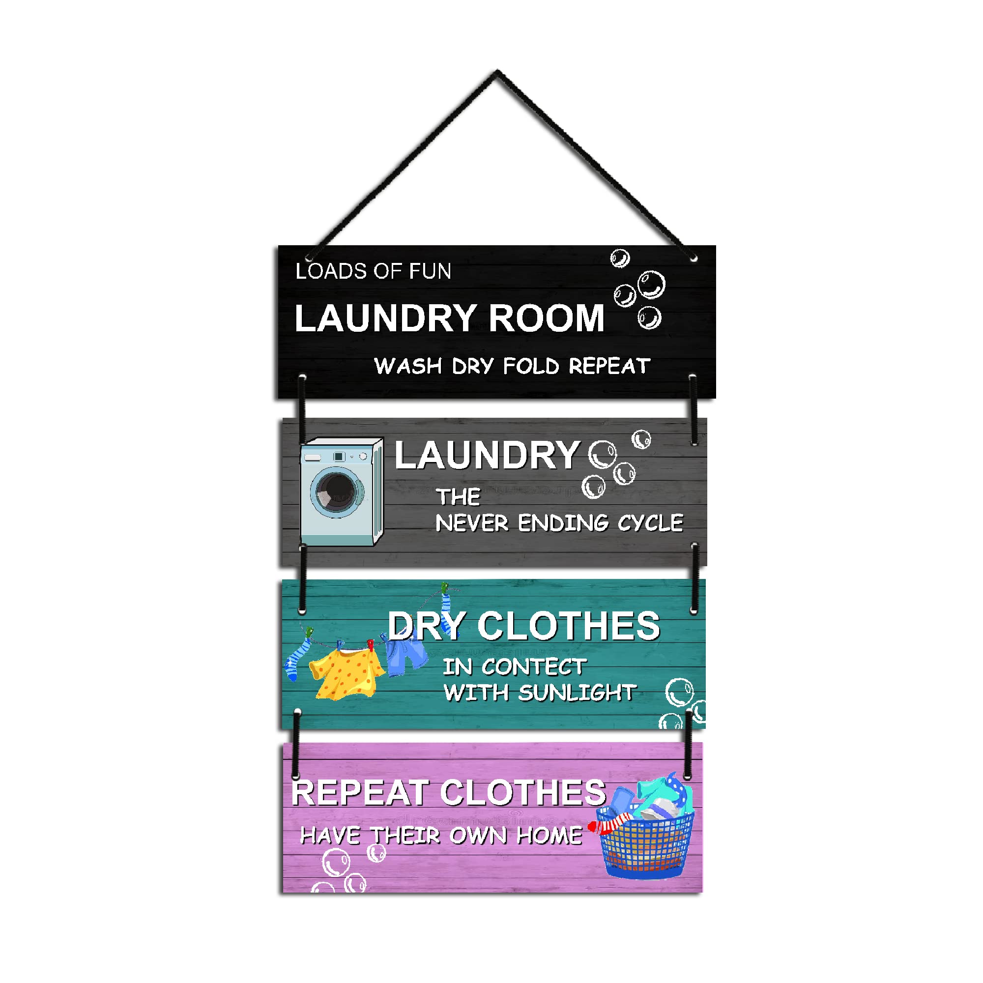Decorative Wall Art - Bathroom Rules Print -6