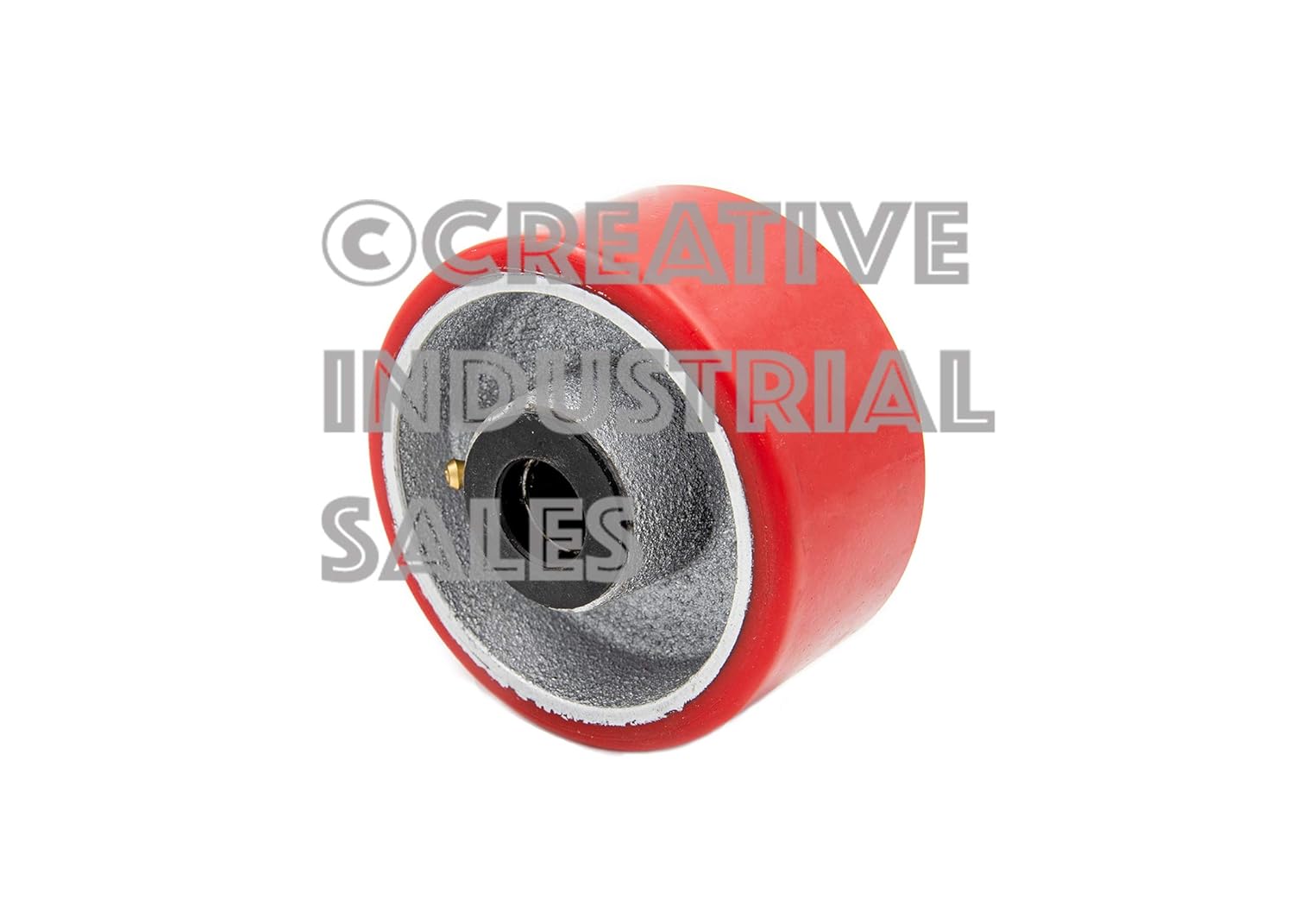 4"x2" Swivel Caster Heavy Duty Polyurethane Wheel on Steel Hub with Brake(2) and Rigid (2), Supports 700 lbs Each(4)
