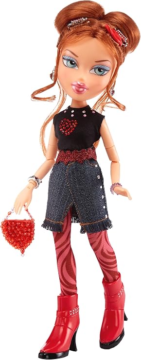 Bratz Collectors Edition Sweet Heart Meygan Fashion Doll with 2 Outfits to Mix & Match and Accessories, Multicolor