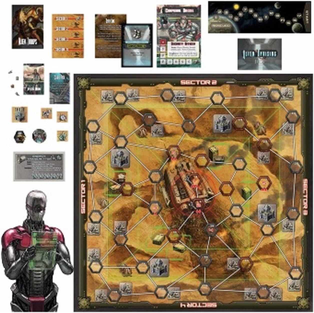 Mr.B Games Alien Uprising Board Game