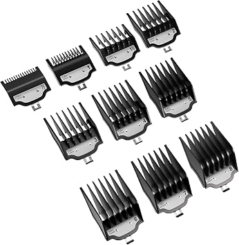 Professional for Wahl 10 Piece Coded Cutting Guides #3170-400 1/4" to 1" Compatible with All Wahl Clippers