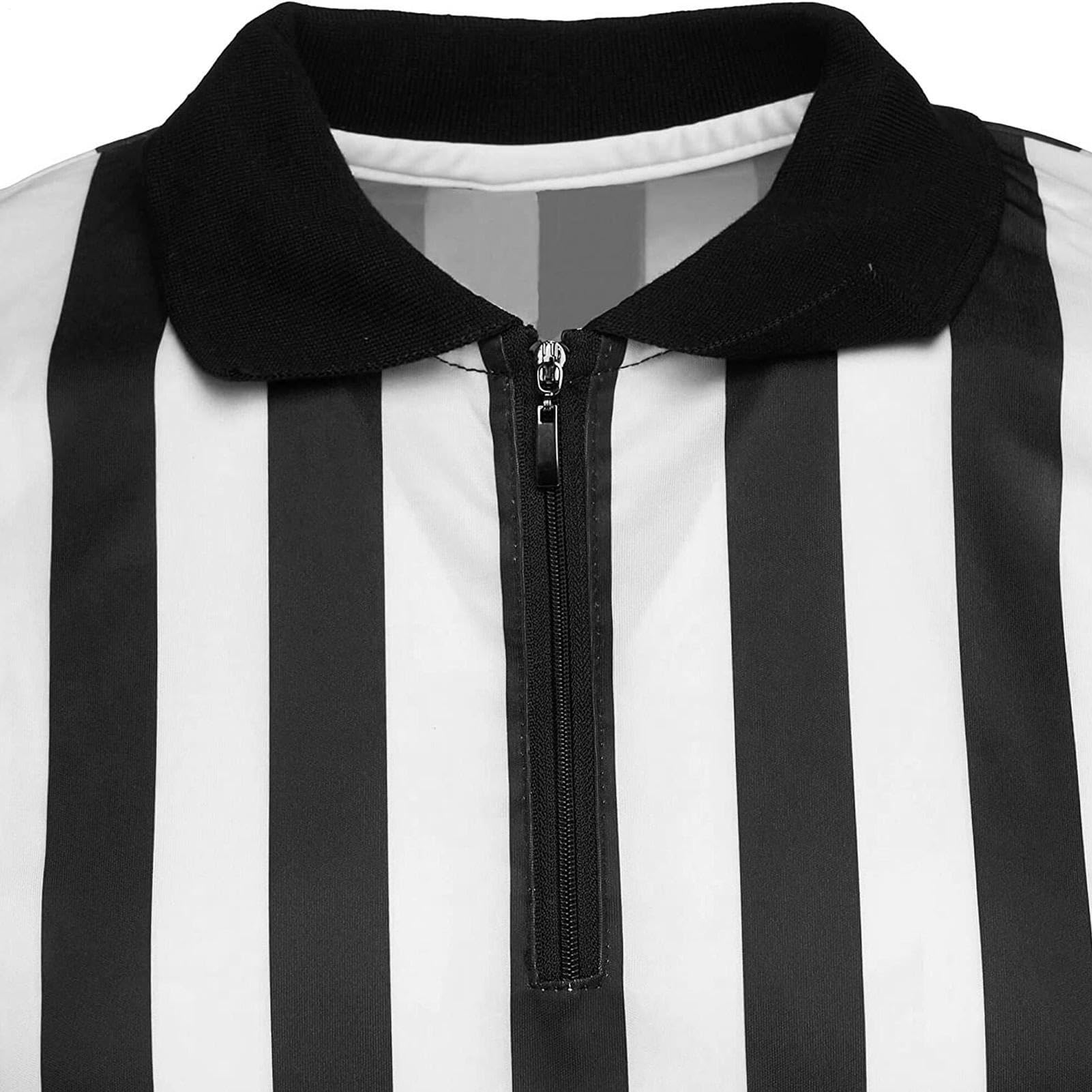 Camiseta de árbitro transpirable para hombre y mujer béisbol fútbol Halloween