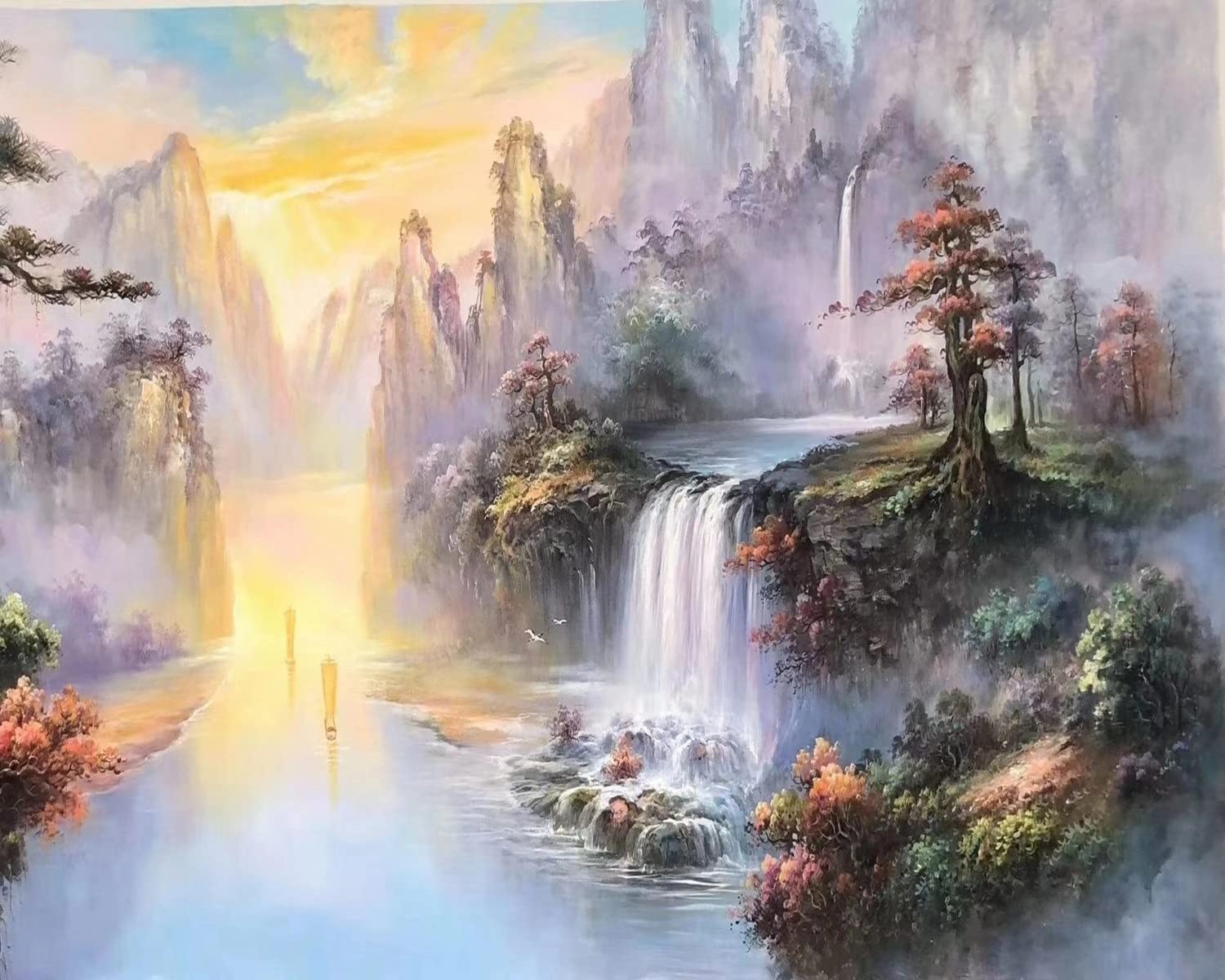 Amazon.co.jp: 40*50cm Paint Vinuku Set Kit for Painting Canvas