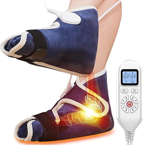 CAMECO 1 par de almohadillas térmicas de pies para neuropatía de pies, calentadores de pies térmicos para mujeres y hombres, almohadilla de terapia