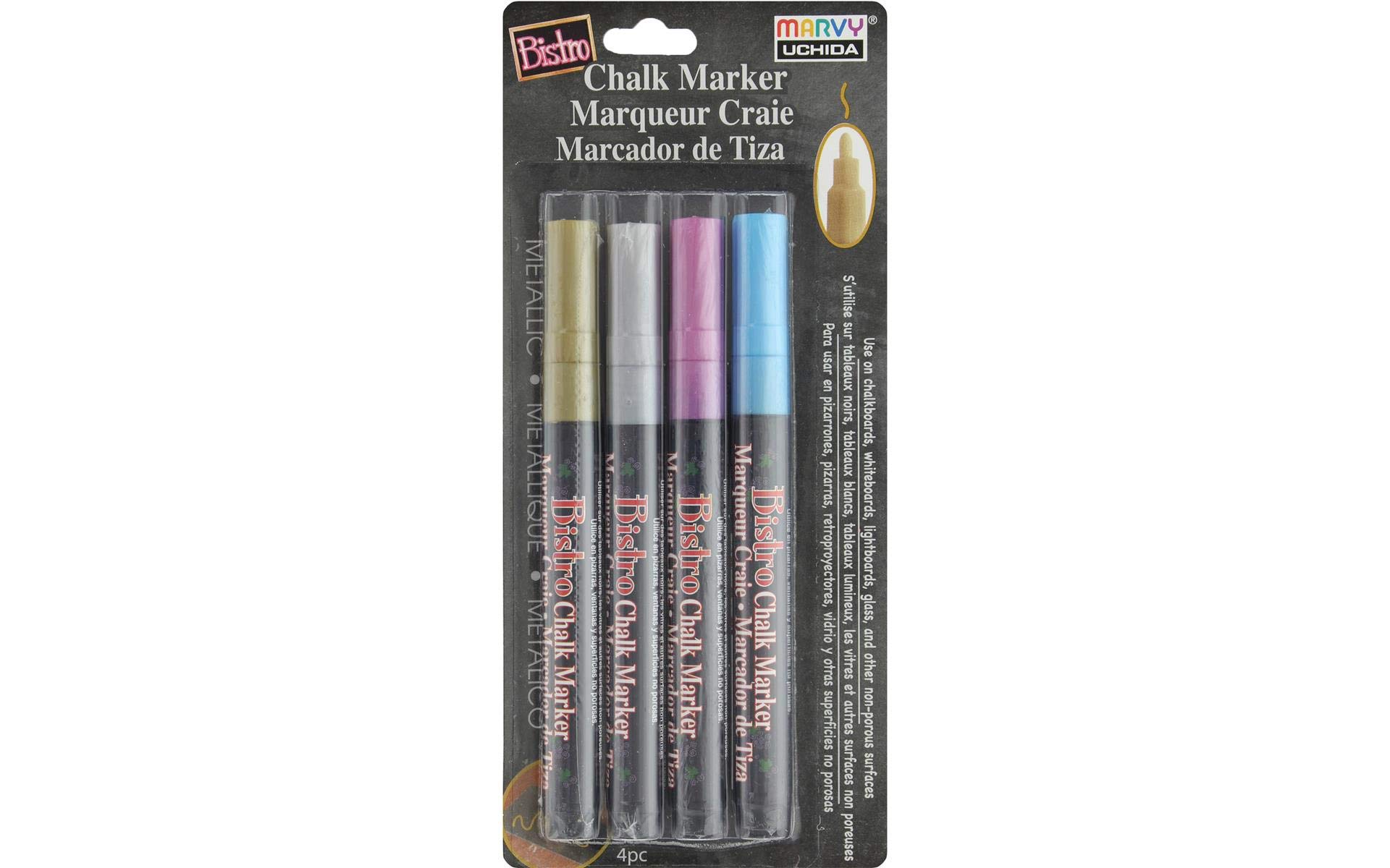 Uchida 4pc Bistro Chalk Marker Set H 4 Piezas | Cuotas Sin Interés