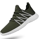 Mens Slip On Running Shoes Breathable Lightweight Comfortable Fashion Non Slip Sneakers for Men