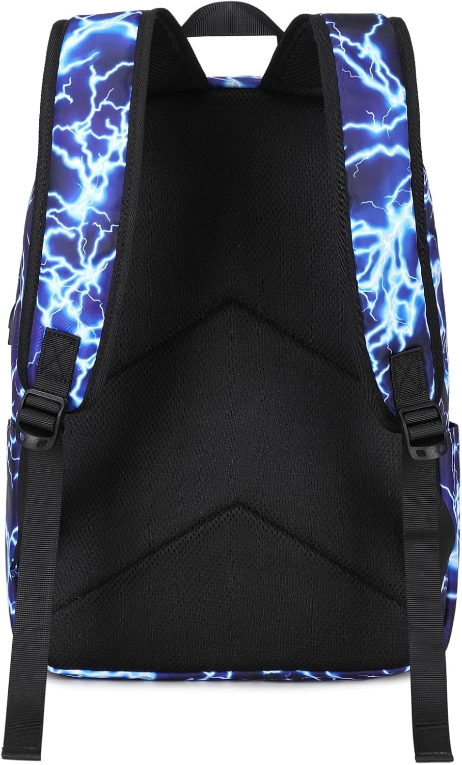 Boy Backpack Elementary School Bookbag Middle Lightweight Lightning Laptop Teenager Durable Waterproof 17 In (1-Blue) - Image 5