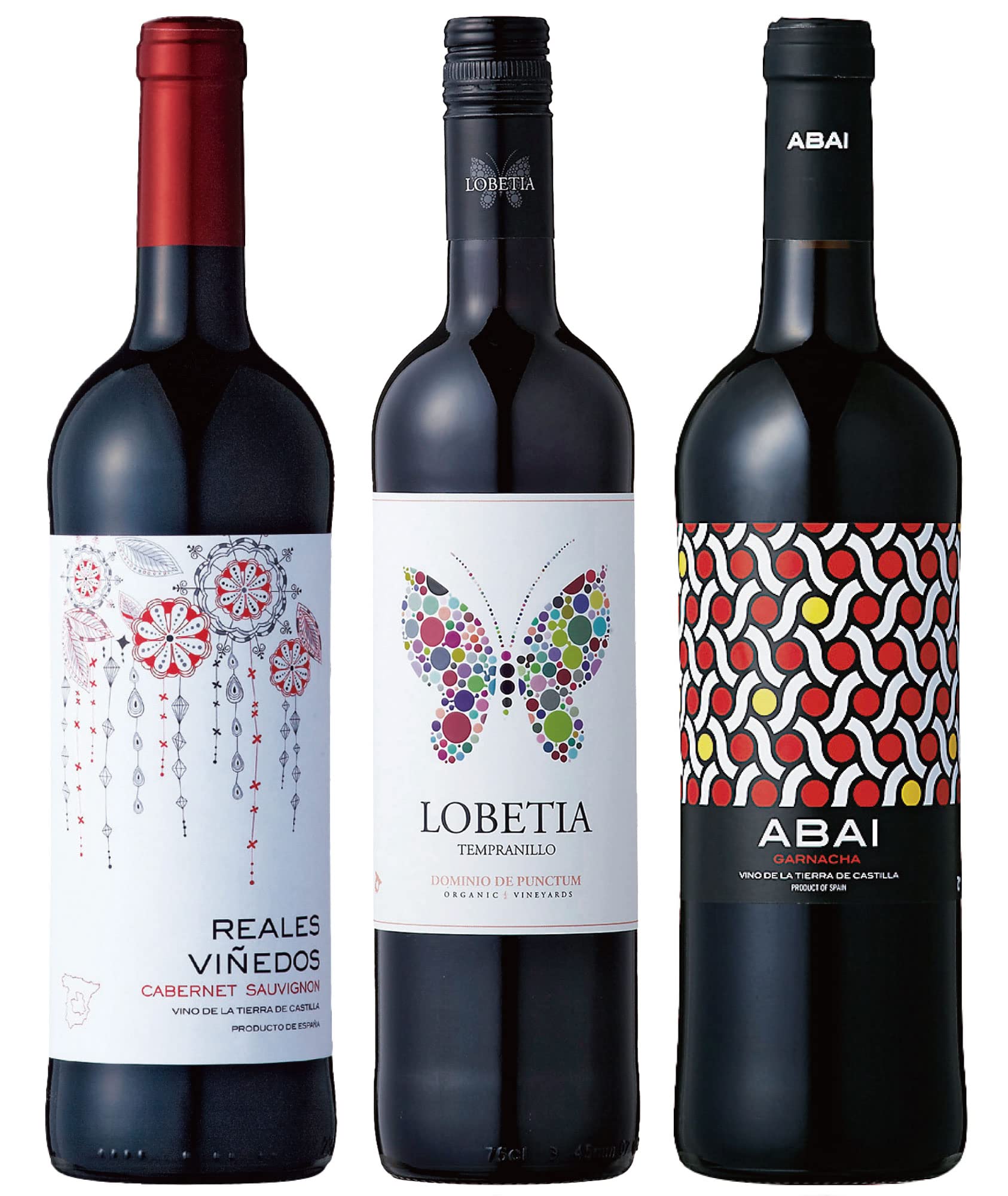 Amazon.co.jp: 高コスパ 3種のぶどう品種が飲み比べ出来るスペイン産