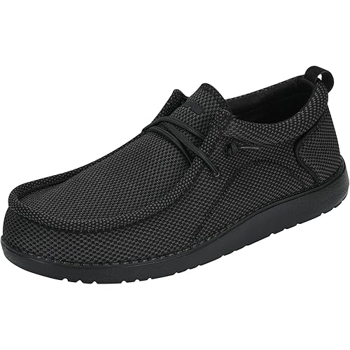 1TAZERO Wide-Shoes for Men-Slip on Walking-Loafers Casual-Shoes - Wide Width Comfortable Orthopedic Shoes for Men with Arch Support for Plantar Fasciitis