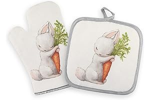 Premium Easter Oven Mitts and Pot Holders Sets