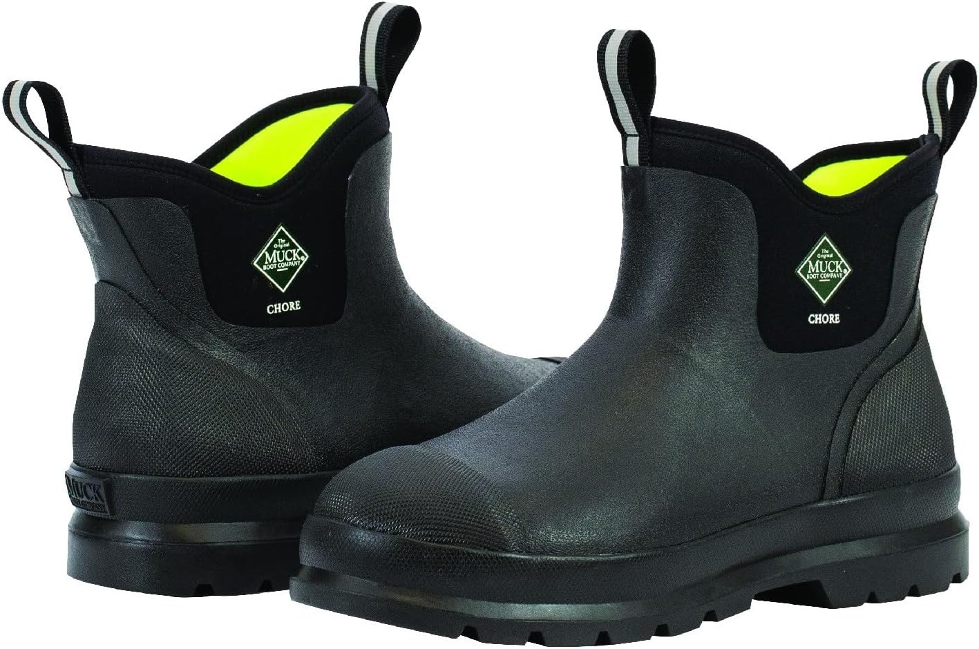 MUCK Chore Classic Men's Chelsea Boot, Black, Size 8(M)