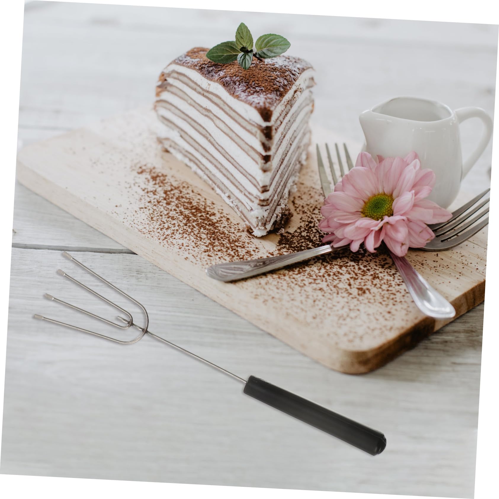 10Pcs Stainless Steel Chocolate Dipping Fork Set Decorating Tool for Baking Supplies Sweets Candy Making Kitchen Bakeware Pack