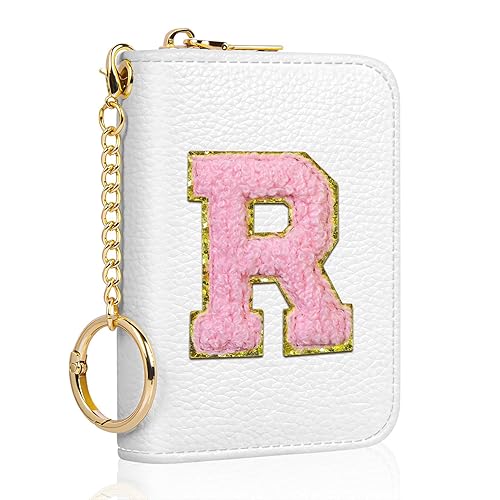 Initial Credit Card Holder, Small RFID Card Wallet for Women,