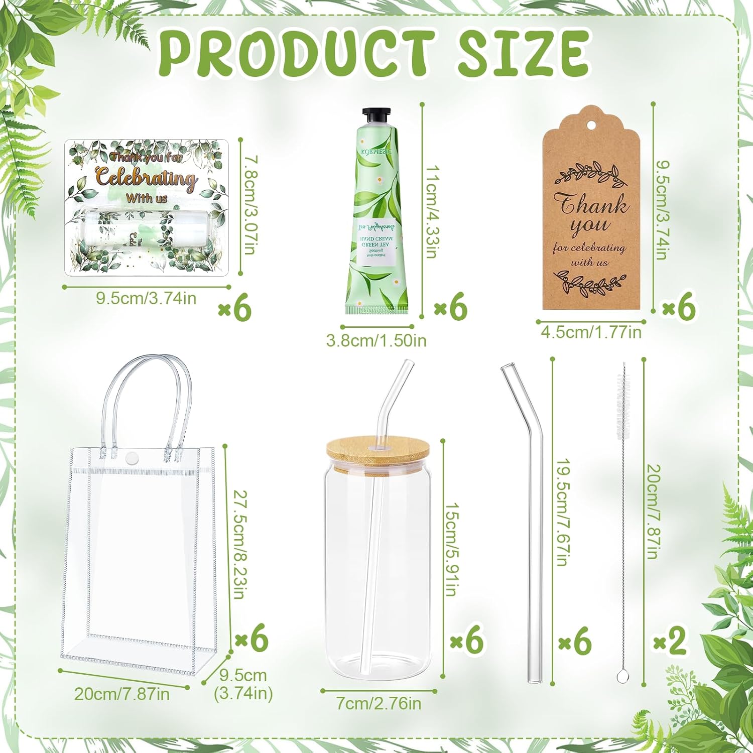 6 Sets Baby Shower Prizes for Game Winners Gifts Wedding Bridal Souvenir Include Cup Ballpoint Pen Notebook Hand Cream Lip balm Soap Scented Candle Card Tote Bag for Baby Shower Player Winner Gifts