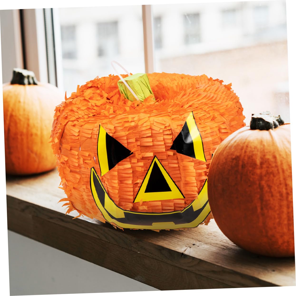 YARNOW Halloween Pinata Kleine Faltbare Kürbis Pinata mit Schläger Party Spiel Dekoration für Halloween und Geburtstage