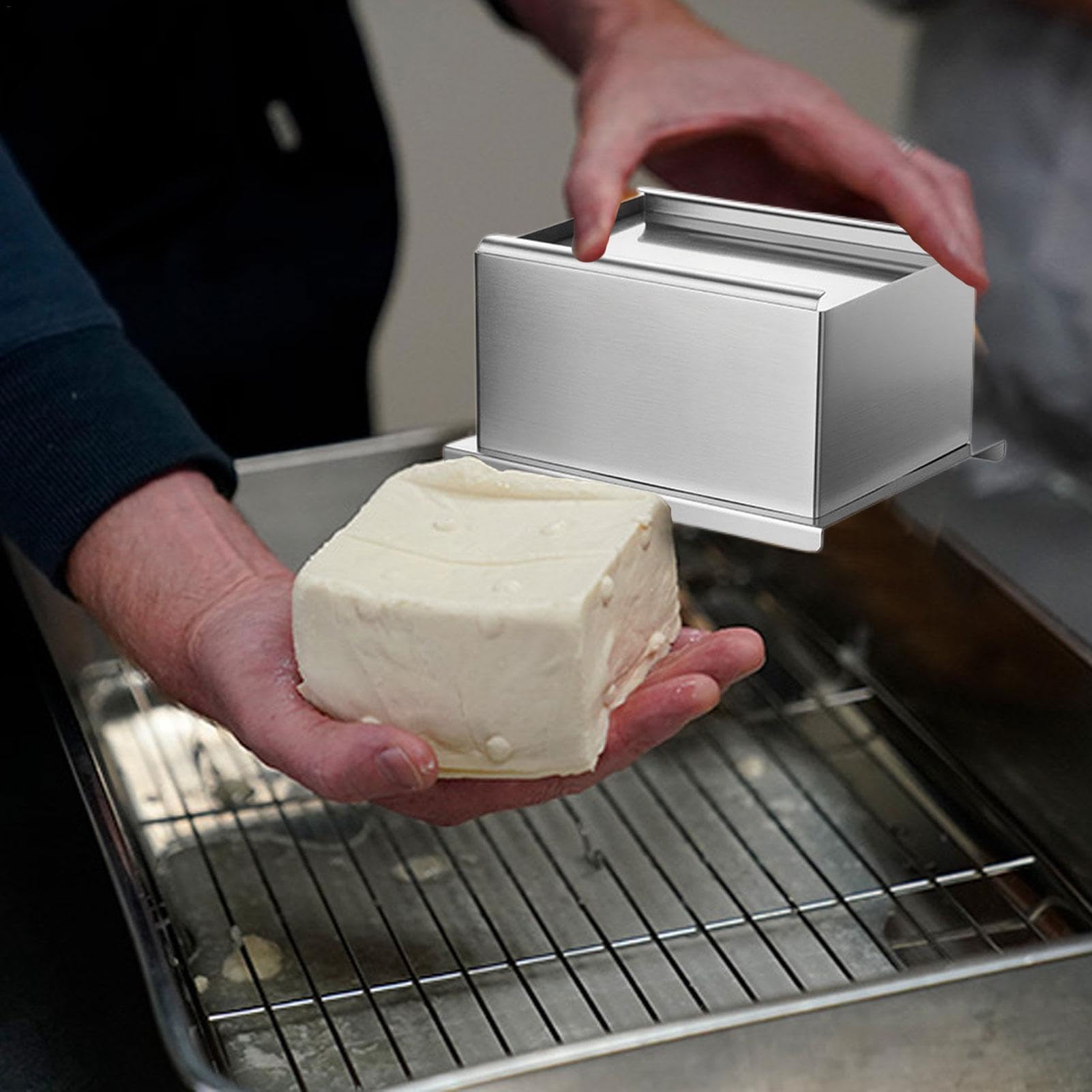 2 moldes para hacer y prensar queso, herramientas de acero inoxidable de