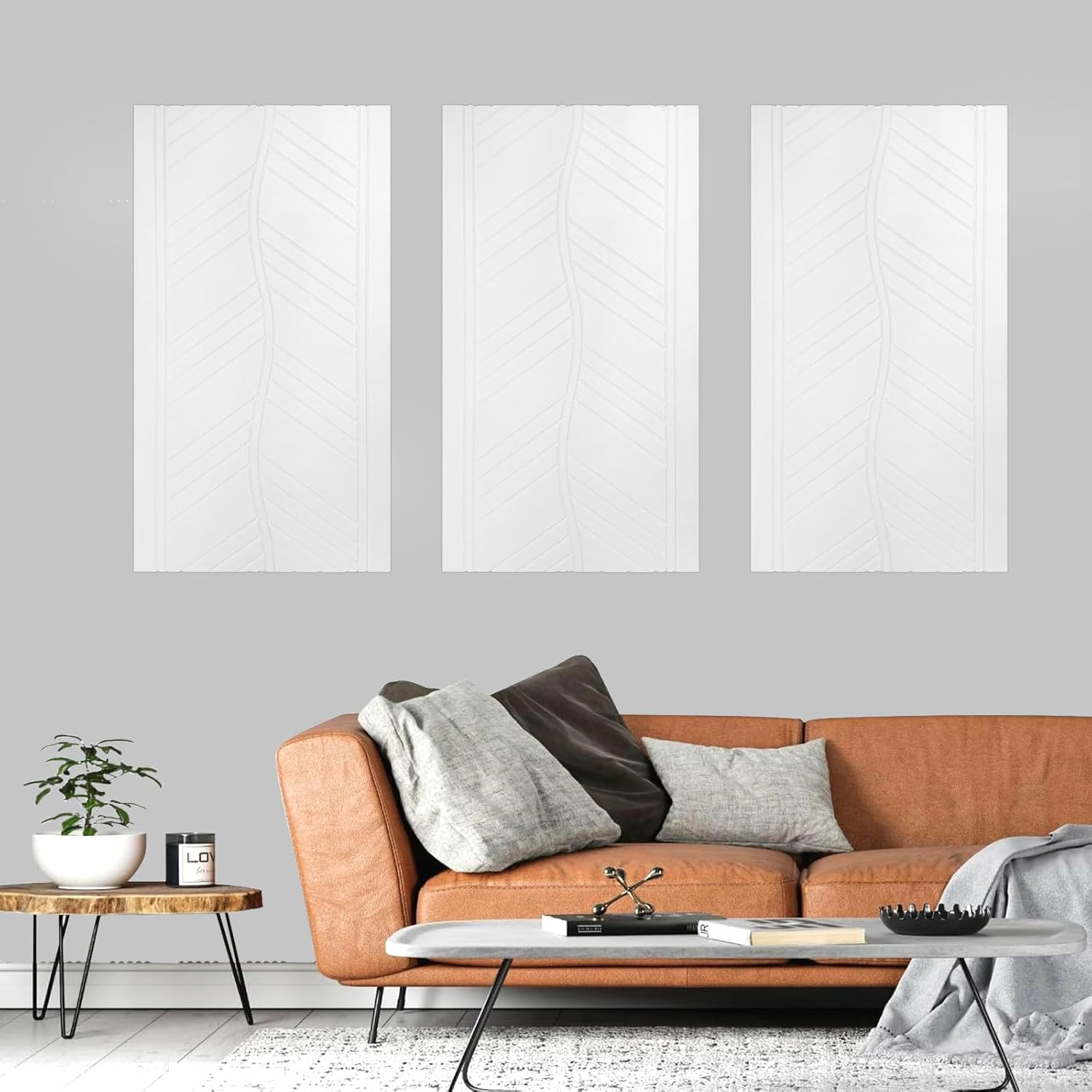 4pack Acoustic Panels, 48.8" x 24.4" x0.38" Soundproof Wall Panels, Self-Adhesive Felt Sound Absorbing Dampening Panel for Echo Absorbtion, Acoustic Treatment for Recording Studio, Office, Home