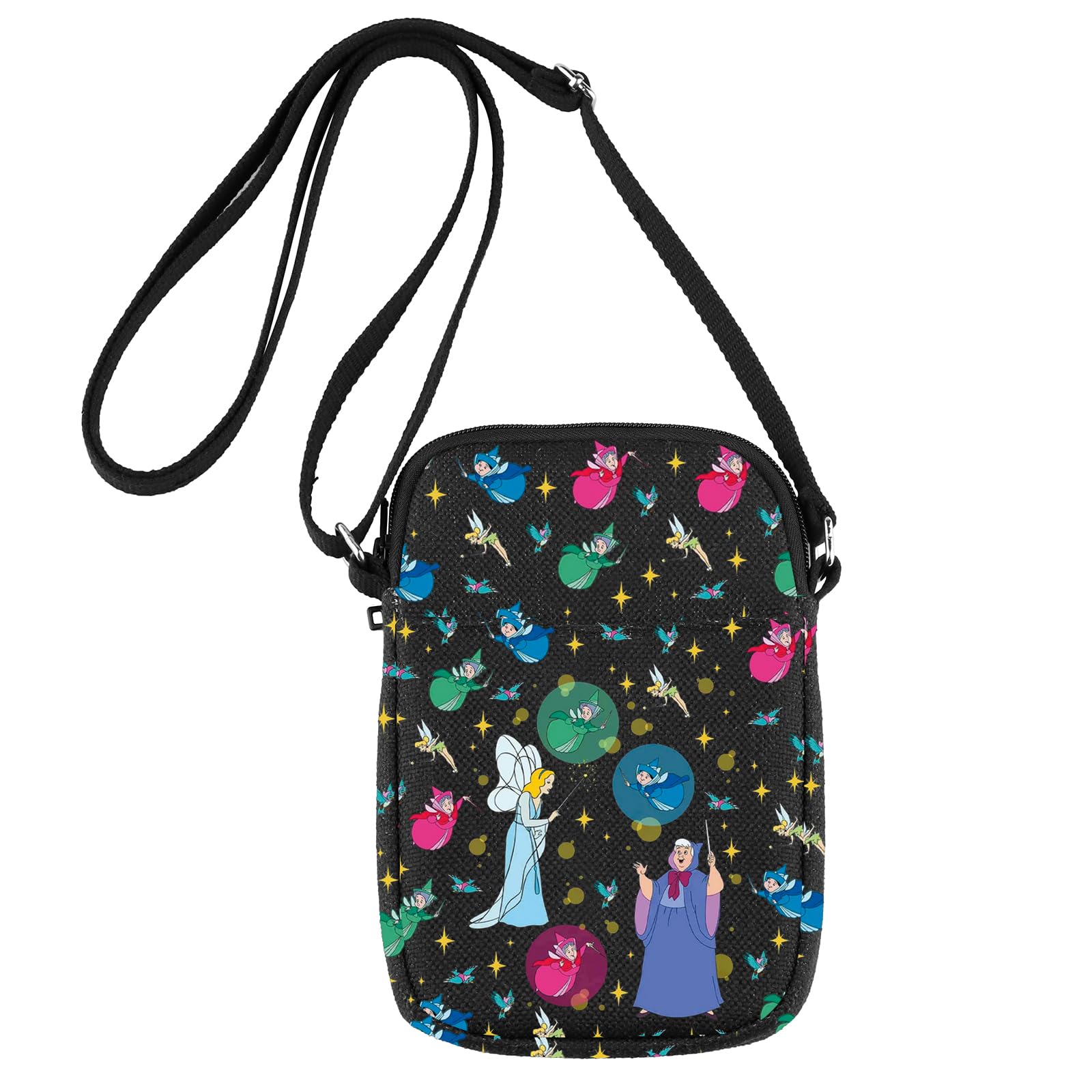 JNIAP Good Fairies Crossbody Bag Good Fairies Gifts Flora Fauna Merryweather Gifts Fairy Godmothers Crossbody Bag