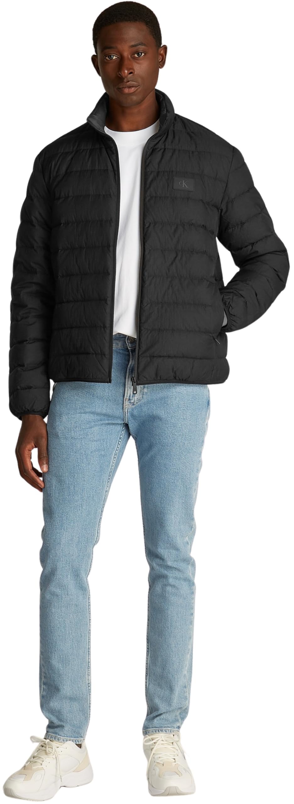 Calvin Klein Męska kurtka puchowa Ul Puffer, Ck czarny, XS