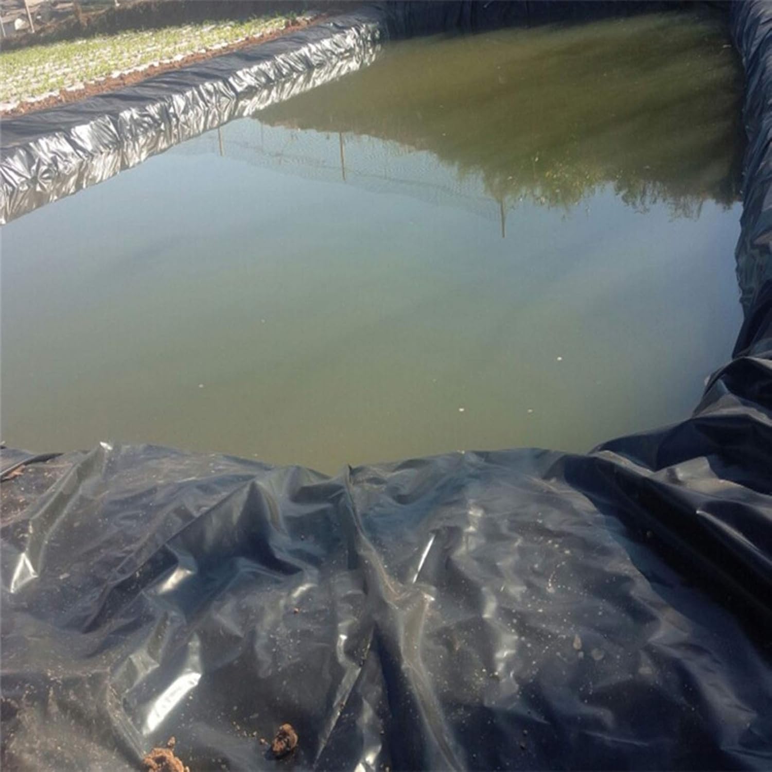 UV Resistant Flexible Pond Liners - Impermeable Membrane for Fish Ponds, Gardens, Pool Landscaping & Aquaculture - Durable Reinforced Water Features