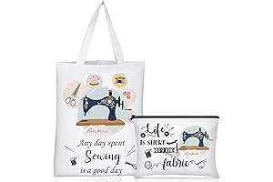 2 Pcs Sewing Gifts Tote Bags for Sewing Lovers, Seamstress Gifts