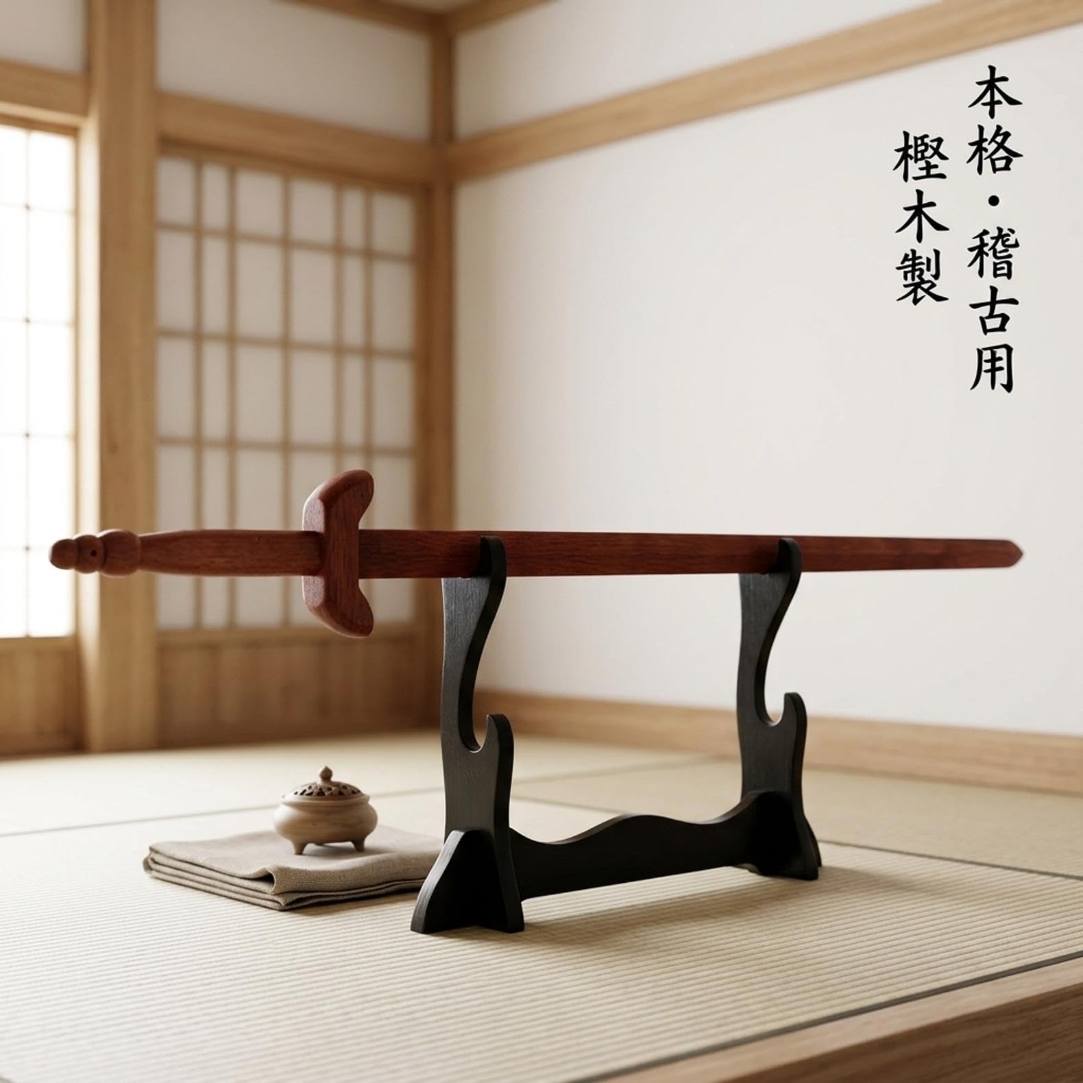 Amazon | 太極剣 木刀 居合練習刀 木剣 天然木 剣道 素振り 剣術 太極