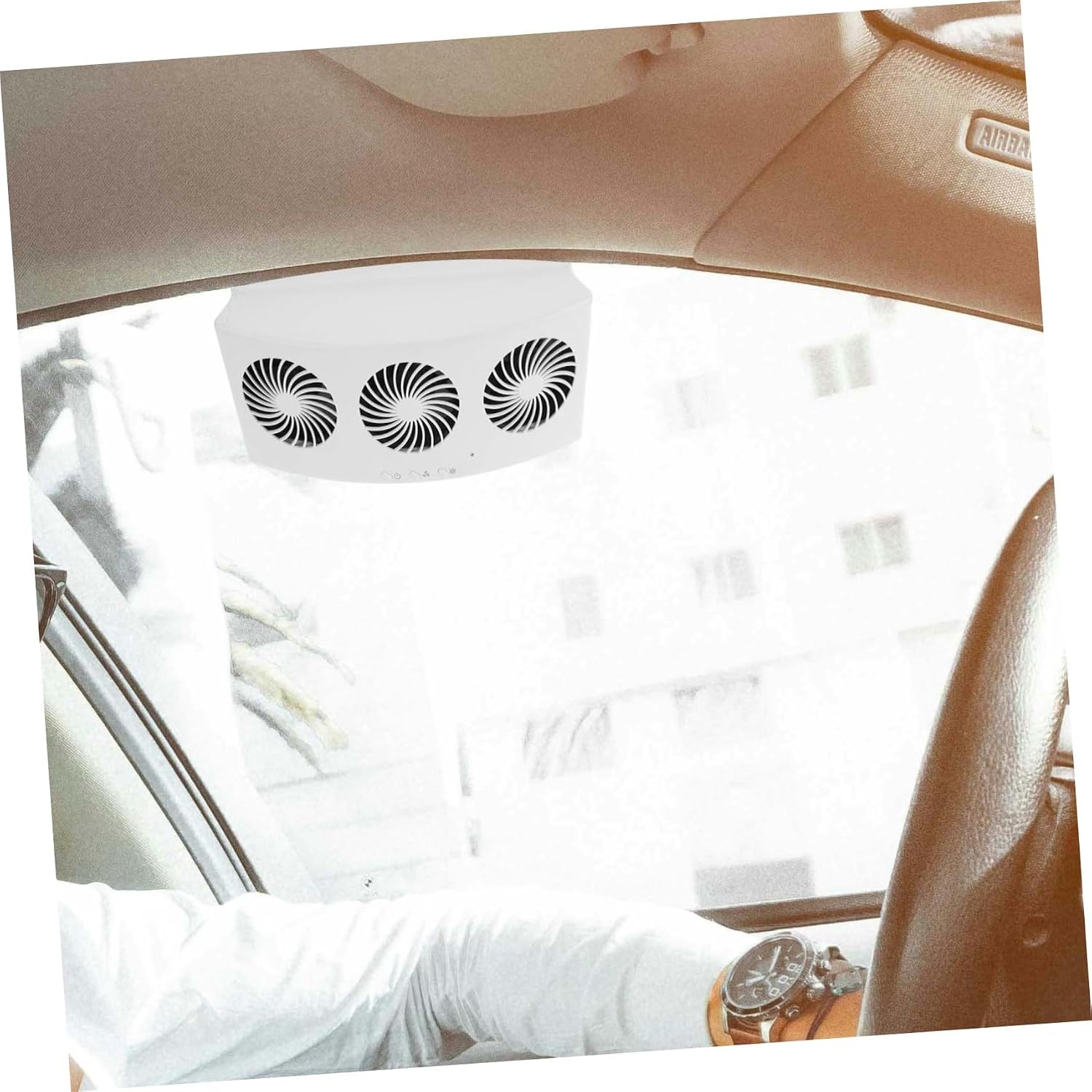 Solar Powered Car Window Vent Fan for Air Circulation and Heat Reduction Auto Exhaust Fan for Vehicle Cooling Portable Solar Car Cooler USB Powered
